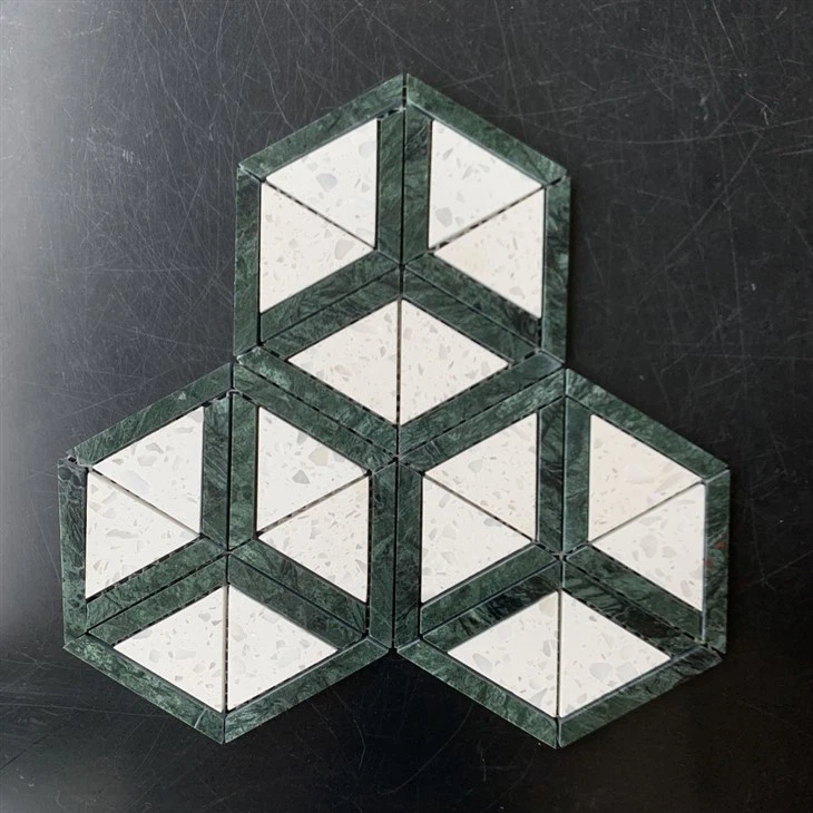 Marble Mosaic Shower Floor Tile