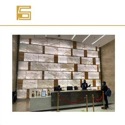 Мраморна LED светлина Lumi Stone Solar Panal